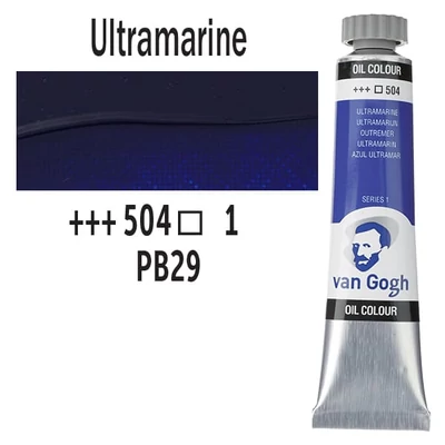 Talens Van Gogh uljana boja, 20 ml - 504, ultramarine