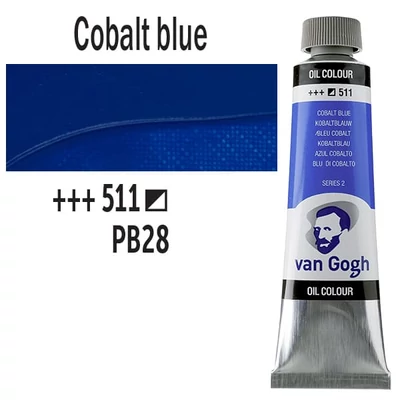 Talens Van Gogh uljana boja, 40 ml - 511, cobalt blue