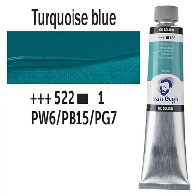 Talens Van Gogh uljana boja, 200 ml - 522, turquoise blue