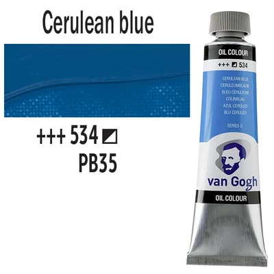 Talens Van Gogh uljana boja, 40 ml - 534, cerulean blue