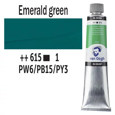 Talens Van Gogh uljana boja, 200 ml - 615, emerald green