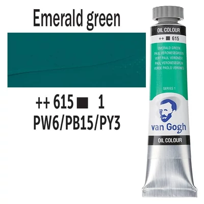 Talens Van Gogh uljana boja, 20 ml - 615, emerald green