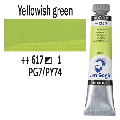 Talens Van Gogh uljana boja, 20 ml - 617, yellowish green