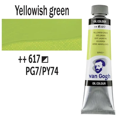 Talens Van Gogh uljana boja, 40 ml - 617, yellowish green