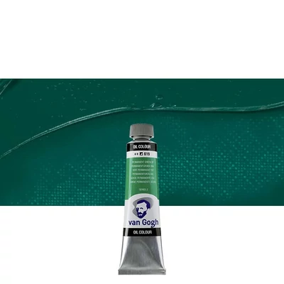 Talens Van Gogh uljana boja, 40 ml - 619, permanent green deep