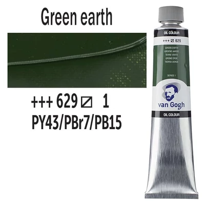 Talens Van Gogh uljana boja, 200 ml - 629, green earth