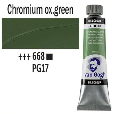 Talens Van Gogh uljana boja, 40 ml - 668, chromium oxide green