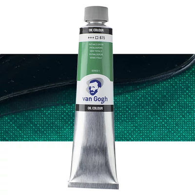 Talens Van Gogh uljana boja, 200 ml - 675, phthalo green