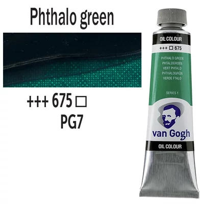 Talens Van Gogh uljana boja, 40 ml - 675, phthalo green