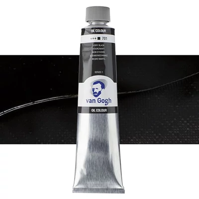 Talens Van Gogh uljana boja, 200 ml - 701, ivory black