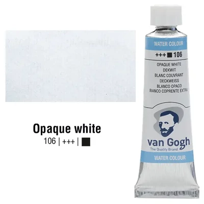 Talens Van Gogh akvarel boja u tubi, 10 ml - 106, opaque white