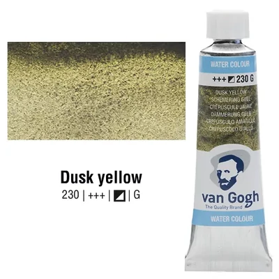 Talens Van Gogh akvarel boja u tubi, 10 ml - 230, dusk yellow, granulator