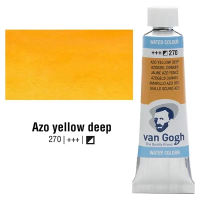 Talens Van Gogh akvarel boja u tubi, 10 ml - 270, azo yellow deep