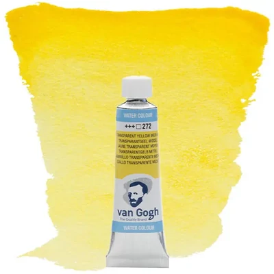 Talens Van Gogh akvarel boja u tubi, 10 ml - 272, transparent yellow medium