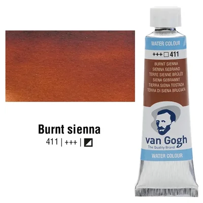 Talens Van Gogh akvarel boja u tubi, 10 ml - 411, burnt sienna