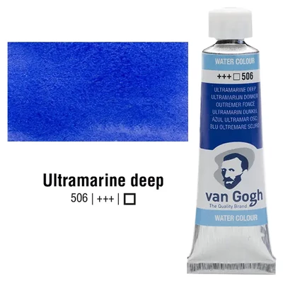 Talens Van Gogh akvarel boja u tubi, 10 ml - 506, ultramarine deep
