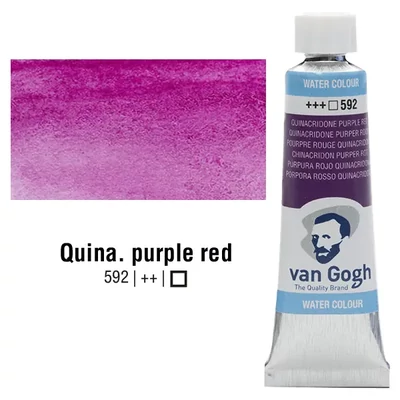 Talens Van Gogh akvarel boja u tubi, 10 ml - 592, quinacridone purple red