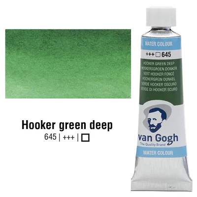 Talens Van Gogh akvarel boja u tubi, 10 ml - 645, hooker green deep