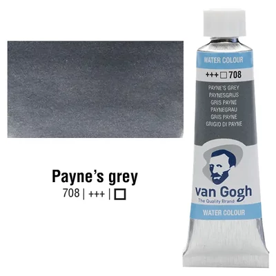 Talens Van Gogh akvarel boja u tubi, 10 ml - 708, payne's grey