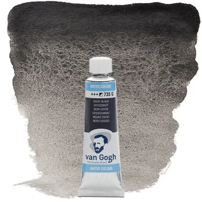 Talens Van Gogh akvarel boja u tubi, 10 ml - 735, oxide black, granulator