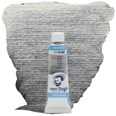 Talens Van Gogh akvarel boja u tubi, 10 ml - 800, silver