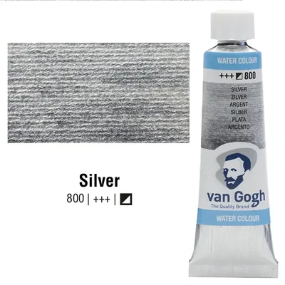 Talens Van Gogh akvarel boja u tubi, 10 ml - 800, silver