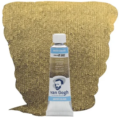 Talens Van Gogh akvarel boja u tubi, 10 ml - 802, light gold