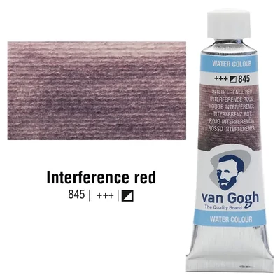 Talens Van Gogh akvarel boja u tubi, 10 ml - 845, interference red
