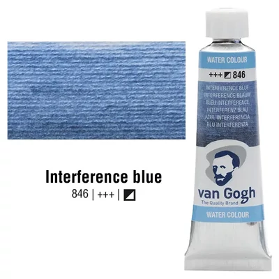 Talens Van Gogh akvarel boja u tubi, 10 ml - 846, interference blue