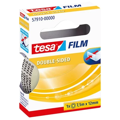 Tesa 57910 Tesafilm obostrano ljepljiva traka, 12 mm x 7,5 m