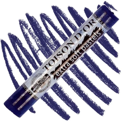 Toison d'Or 8550 ekstra meka praškasta pastelna kreda - 140, sapphire blue