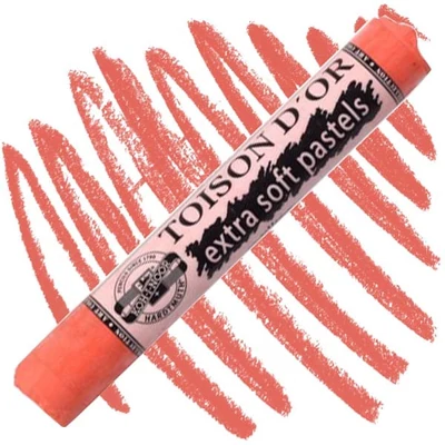 Toison d'Or 8550 ekstra meka praškasta pastelna kreda - 165, coral red