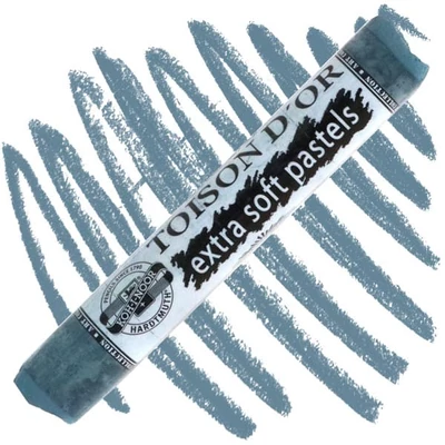 Toison d'Or 8550 ekstra meka praškasta pastelna kreda - 17, metal grey