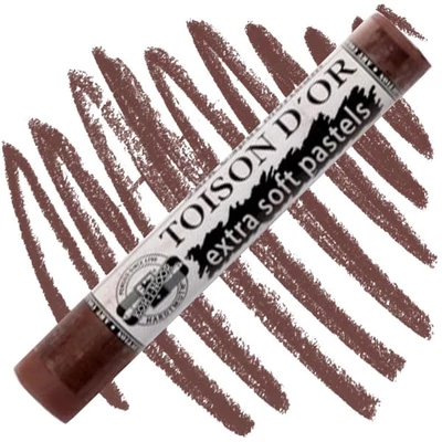 Toison d'Or 8550 ekstra meka praškasta pastelna kreda - 214, caput mortuum dark