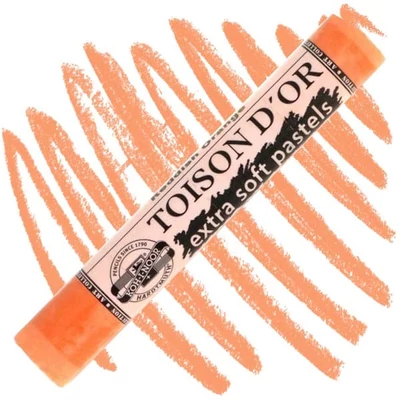Toison d'Or 8550 ekstra meka praškasta pastelna kreda - 22, reddish orange