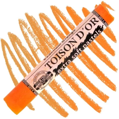 Toison d'Or 8550 ekstra meka praškasta pastelna kreda - 40, cadmium orange