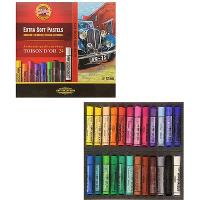 Toison d'Or 8550 set ekstra mekih puder pastelnih kreda - 24 kom