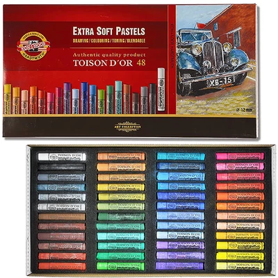 Toison d'Or 8550 set ekstra mekih puder pastelnih kreda - 48 kom