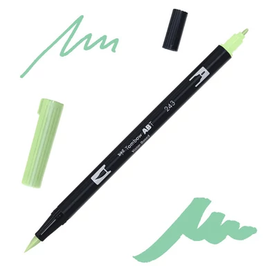 Tombow abt dual brush pen -243, mint