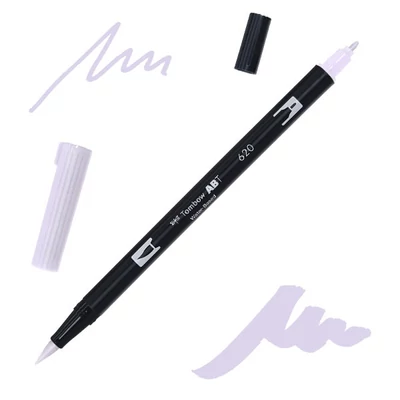 Tombow abt dual brush pen -620, lilac