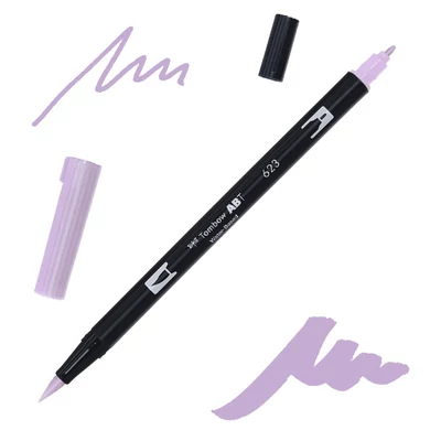 Tombow abt dual brush pen -623, purple sage