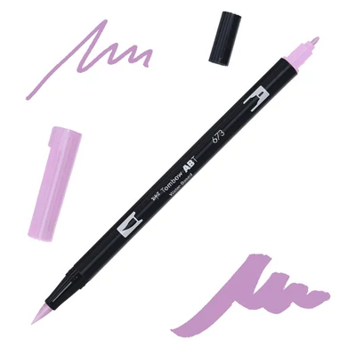Tombow abt dual brush pen -673, orchid