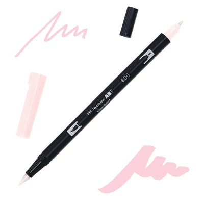 Tombow abt dual brush pen -800, pale pink