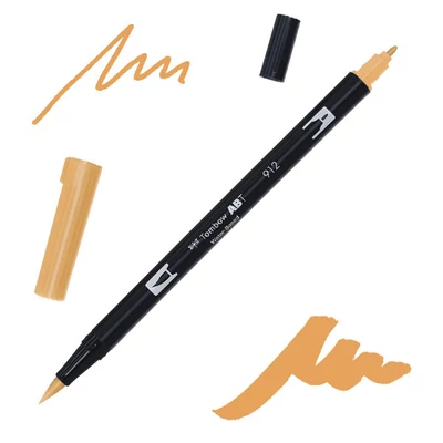 Tombow abt dual brush pen -912, pale cherry