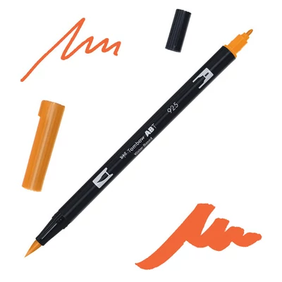 Tombow abt pero s dvostrukim kistom - 925, grimizno