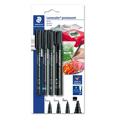 Set alkoholnih markera, Staedtler, Lumocolor - 4 debljine