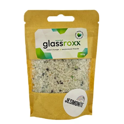 Jesmonite GlassRoxx staklene granule, 150 g - cream white