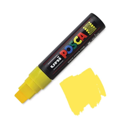 Flomaster UNI POSCA PC-17K, 15 mm - 2, žuti