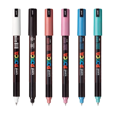 UNI POSCA PC-1MR iglani filc, 0,7 mm - u raznim bojama