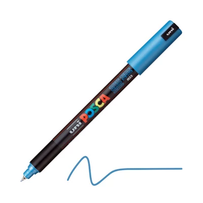 UNI POSCA PC-1MR iglani filc, 0,7 mm - M33, metalik plava